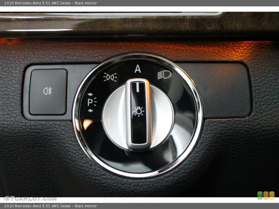 Black Interior Controls for the 2010 Mercedes-Benz E 63 AMG Sedan #76277822