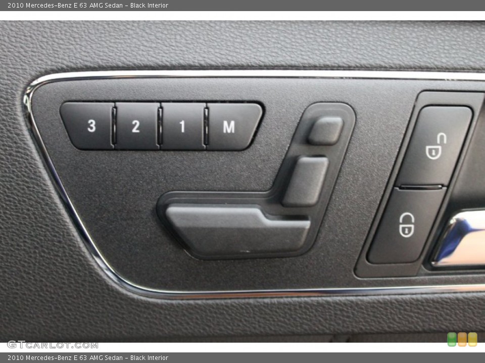 Black Interior Controls for the 2010 Mercedes-Benz E 63 AMG Sedan #76277846