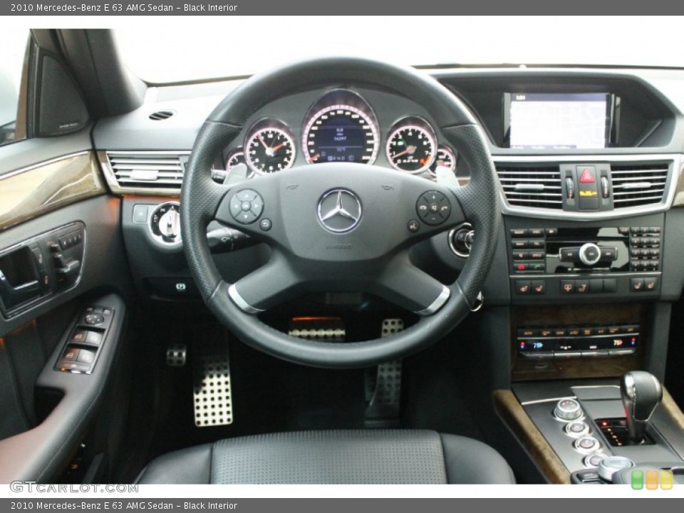Black Interior Dashboard for the 2010 Mercedes-Benz E 63 AMG Sedan #76277882