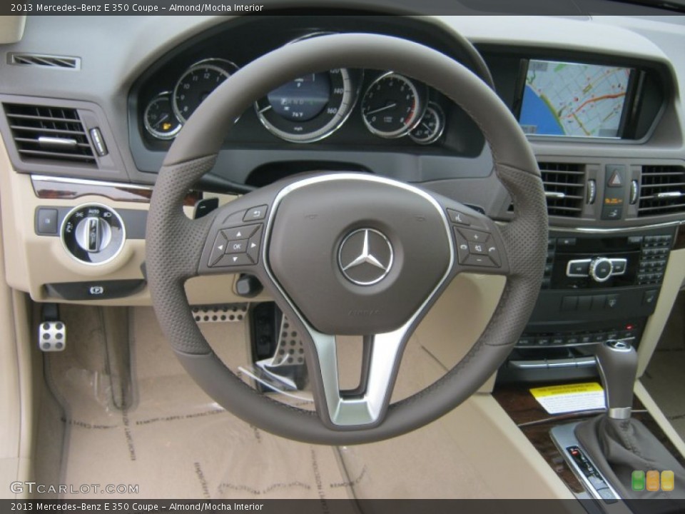 Almond/Mocha Interior Steering Wheel for the 2013 Mercedes-Benz E 350 Coupe #76280113