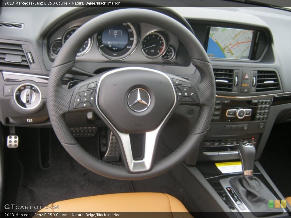 Natural Beige/Black Interior Dashboard for the 2013 Mercedes-Benz E 350 Coupe #76280341