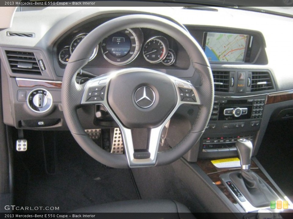 Black Interior Steering Wheel for the 2013 Mercedes-Benz E 550 Coupe #76280777