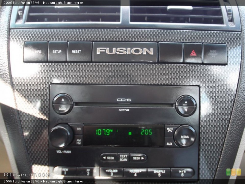 Medium Light Stone Interior Controls for the 2006 Ford Fusion SE V6 #76281137