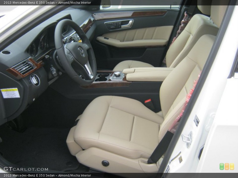 Almond/Mocha Interior Front Seat for the 2013 Mercedes-Benz E 350 Sedan #76282703