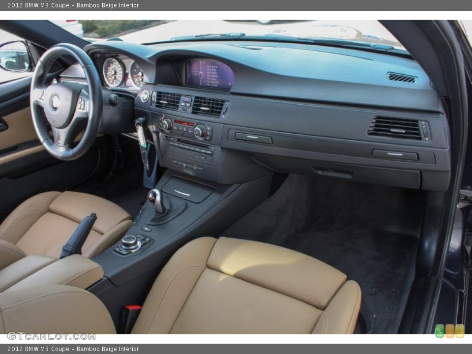 Bamboo Beige Interior Dashboard for the 2012 BMW M3 Coupe #76283228