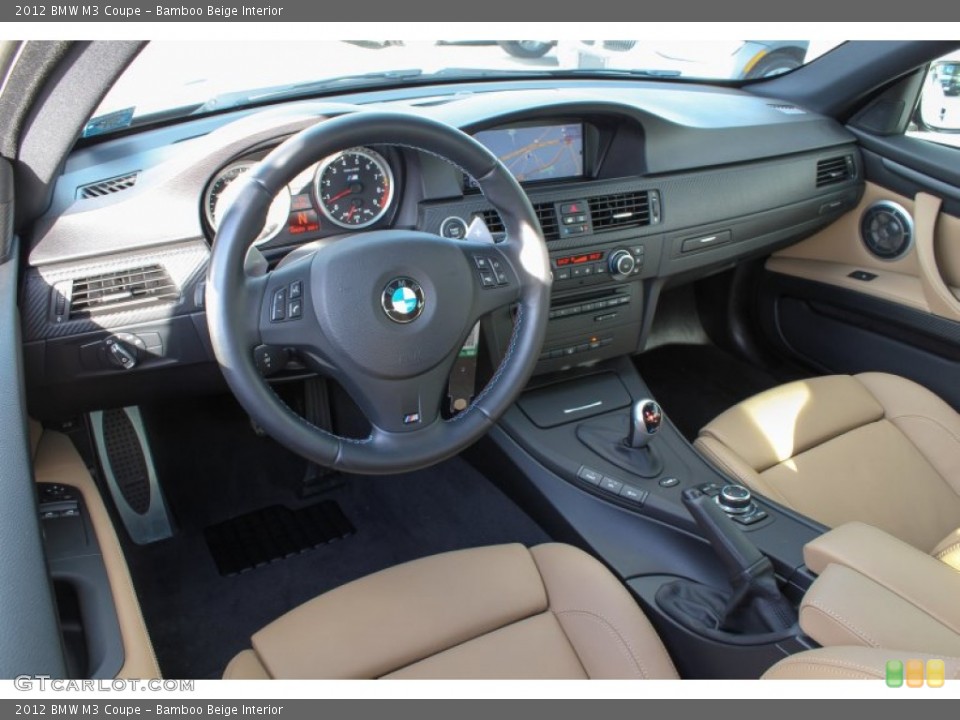 Bamboo Beige 2012 BMW M3 Interiors