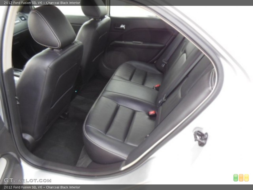 Charcoal Black Interior Rear Seat for the 2012 Ford Fusion SEL V6 #76283653