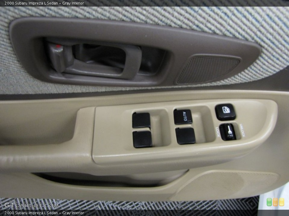 Gray Interior Controls for the 2000 Subaru Impreza L Sedan #76284636