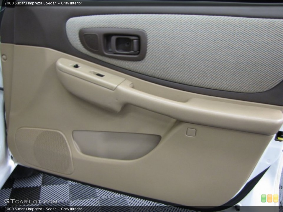 Gray Interior Door Panel for the 2000 Subaru Impreza L Sedan #76284685