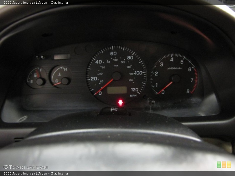 Gray Interior Gauges for the 2000 Subaru Impreza L Sedan #76284749