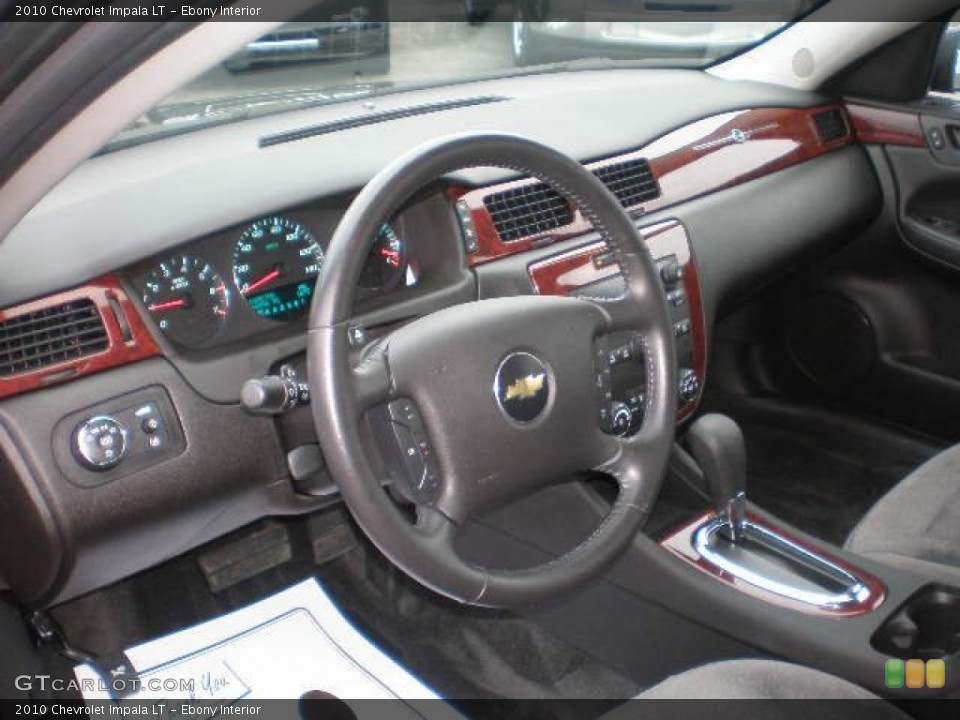 Ebony Interior Prime Interior for the 2010 Chevrolet Impala LT #76285919