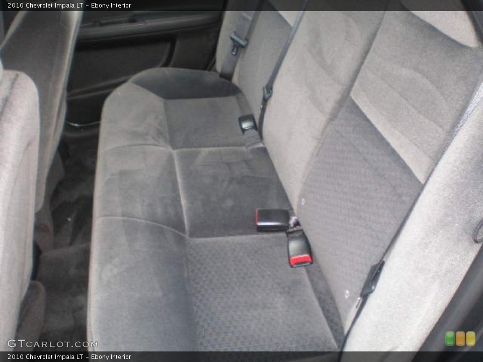 Ebony Interior Rear Seat for the 2010 Chevrolet Impala LT #76285965
