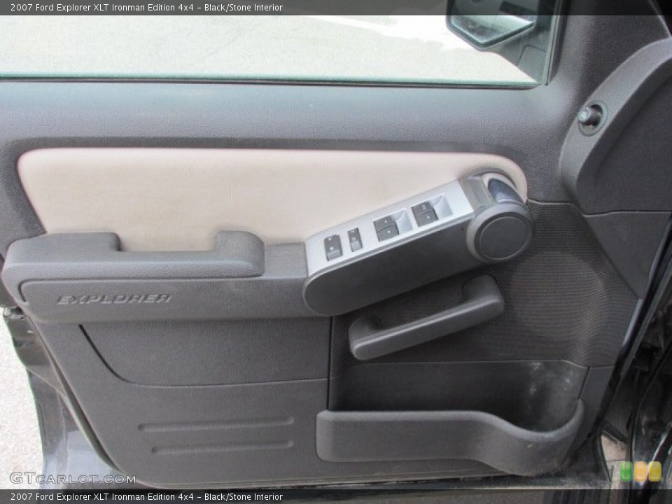 Black/Stone Interior Door Panel for the 2007 Ford Explorer XLT Ironman Edition 4x4 #76288007