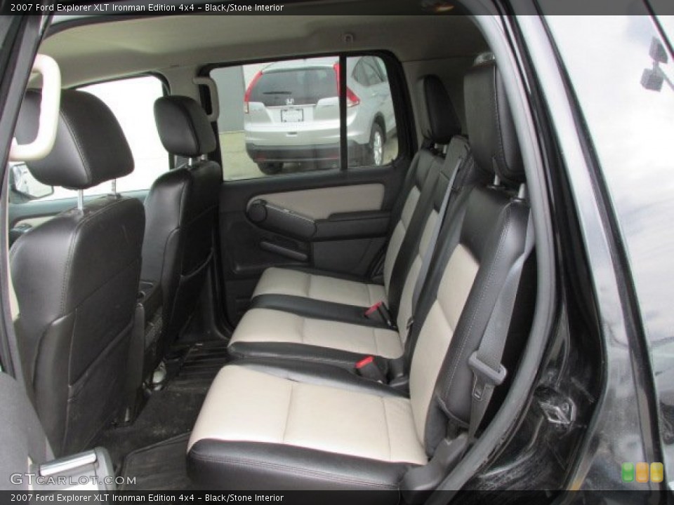 Black/Stone Interior Rear Seat for the 2007 Ford Explorer XLT Ironman Edition 4x4 #76288040