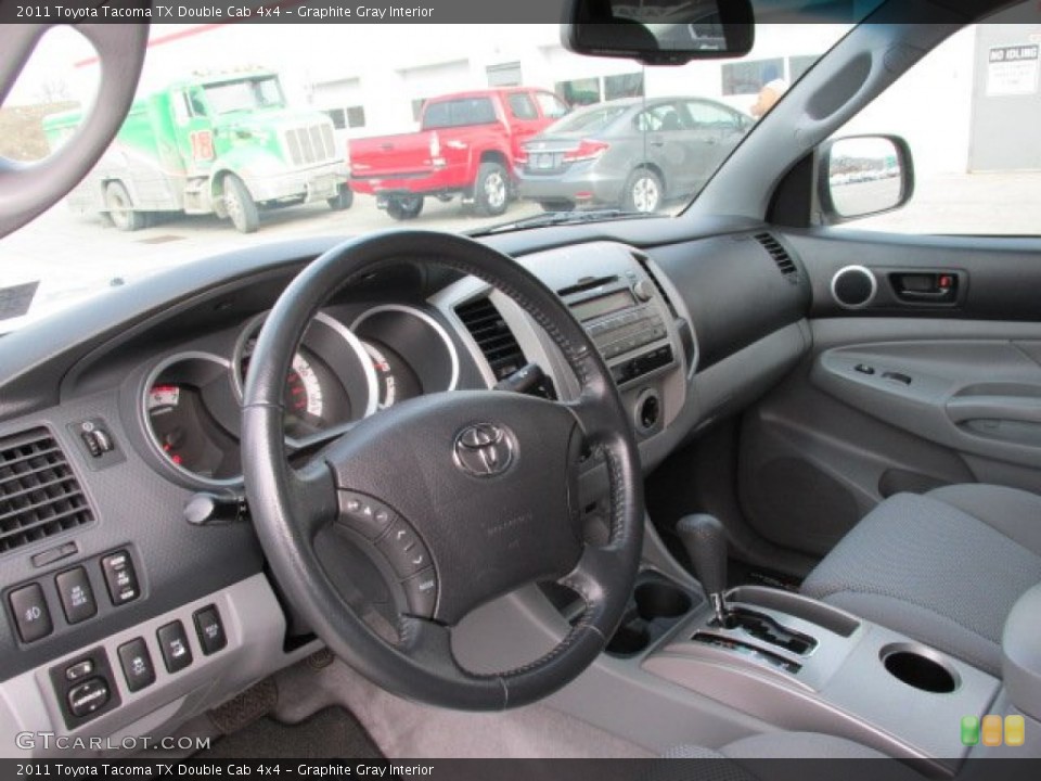 Graphite Gray Interior Dashboard for the 2011 Toyota Tacoma TX Double Cab 4x4 #76289273