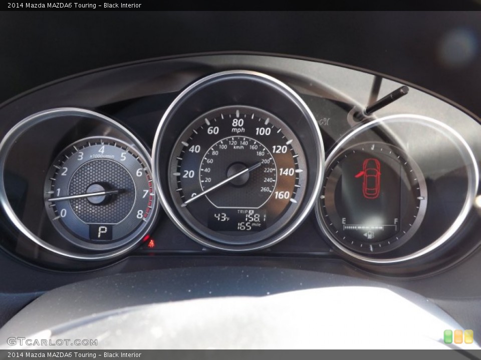 Black Interior Gauges for the 2014 Mazda MAZDA6 Touring #76289690