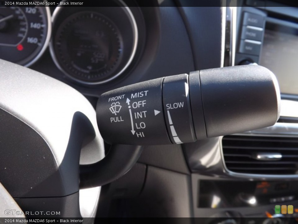 Black Interior Controls for the 2014 Mazda MAZDA6 Sport #76290282