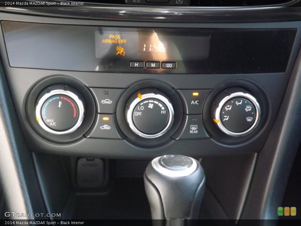 Black Interior Controls for the 2014 Mazda MAZDA6 Sport #76290389