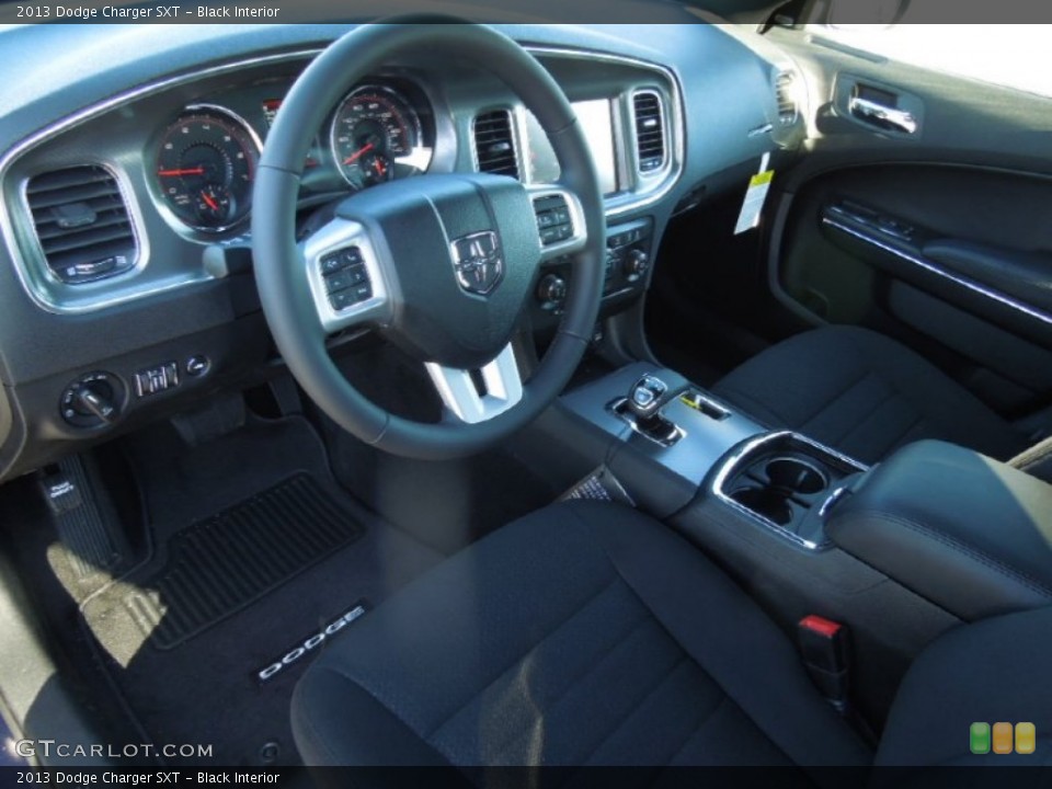 Black Interior Prime Interior for the 2013 Dodge Charger SXT #76290464