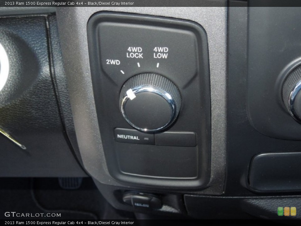 Black/Diesel Gray Interior Transmission for the 2013 Ram 1500 Express Regular Cab 4x4 #76290698