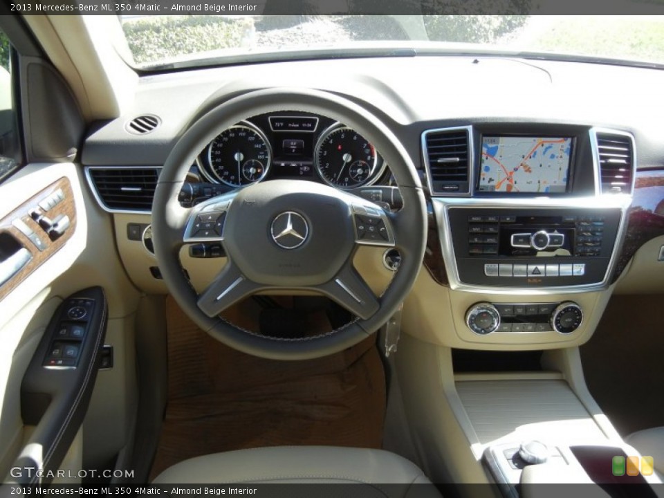 Almond Beige Interior Dashboard for the 2013 Mercedes-Benz ML 350 4Matic #76290752