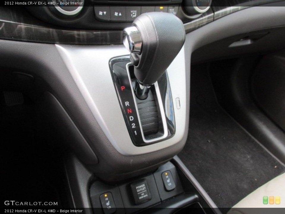 Beige Interior Transmission for the 2012 Honda CR-V EX-L 4WD #76291538