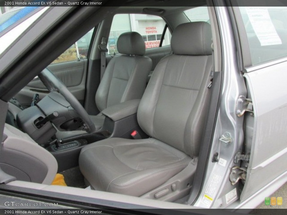 Quartz Gray Interior Front Seat for the 2001 Honda Accord EX V6 Sedan #76291756