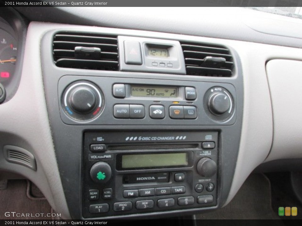 Quartz Gray Interior Controls for the 2001 Honda Accord EX V6 Sedan #76291796