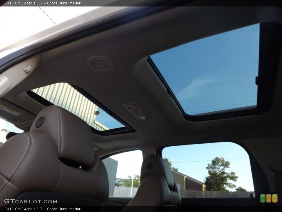 Cocoa Dune Interior Sunroof for the 2013 GMC Acadia SLT #76294274