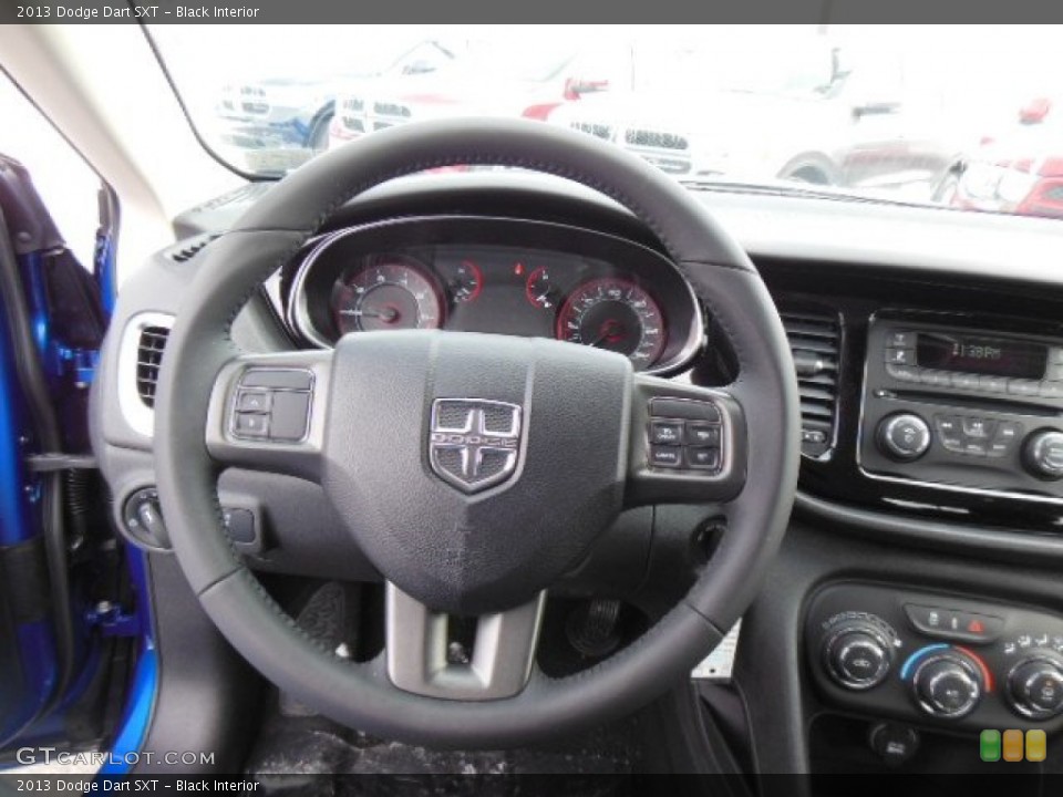 Black Interior Steering Wheel for the 2013 Dodge Dart SXT #76294547