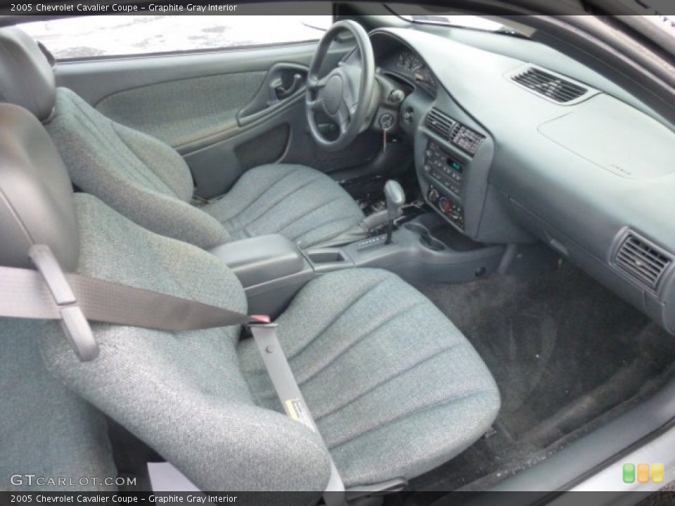 Graphite Gray Interior Photo for the 2005 Chevrolet Cavalier Coupe #76295010