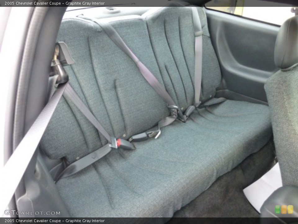 Graphite Gray Interior Rear Seat for the 2005 Chevrolet Cavalier Coupe #76295041