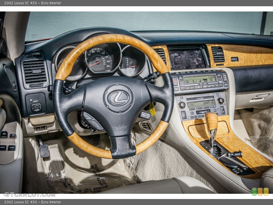 Ecru Interior Dashboard for the 2002 Lexus SC 430 #76295105