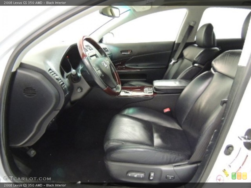 Black Interior Photo for the 2008 Lexus GS 350 AWD #76295288