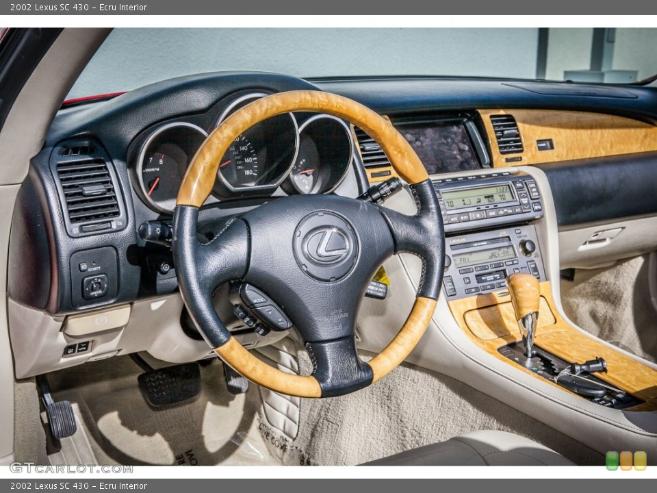 Ecru Interior Dashboard for the 2002 Lexus SC 430 #76295543