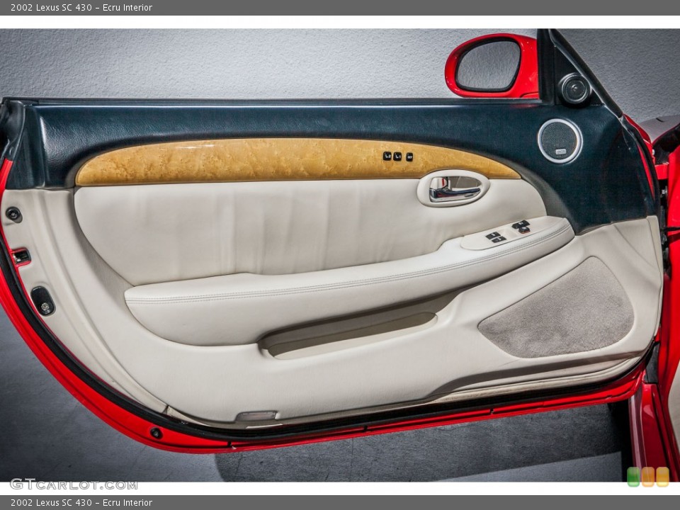 Ecru Interior Door Panel for the 2002 Lexus SC 430 #76295588