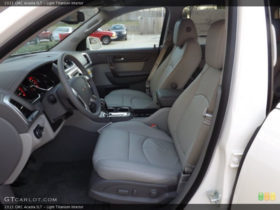 Light Titanium Interior Front Seat for the 2013 GMC Acadia SLT #76295628