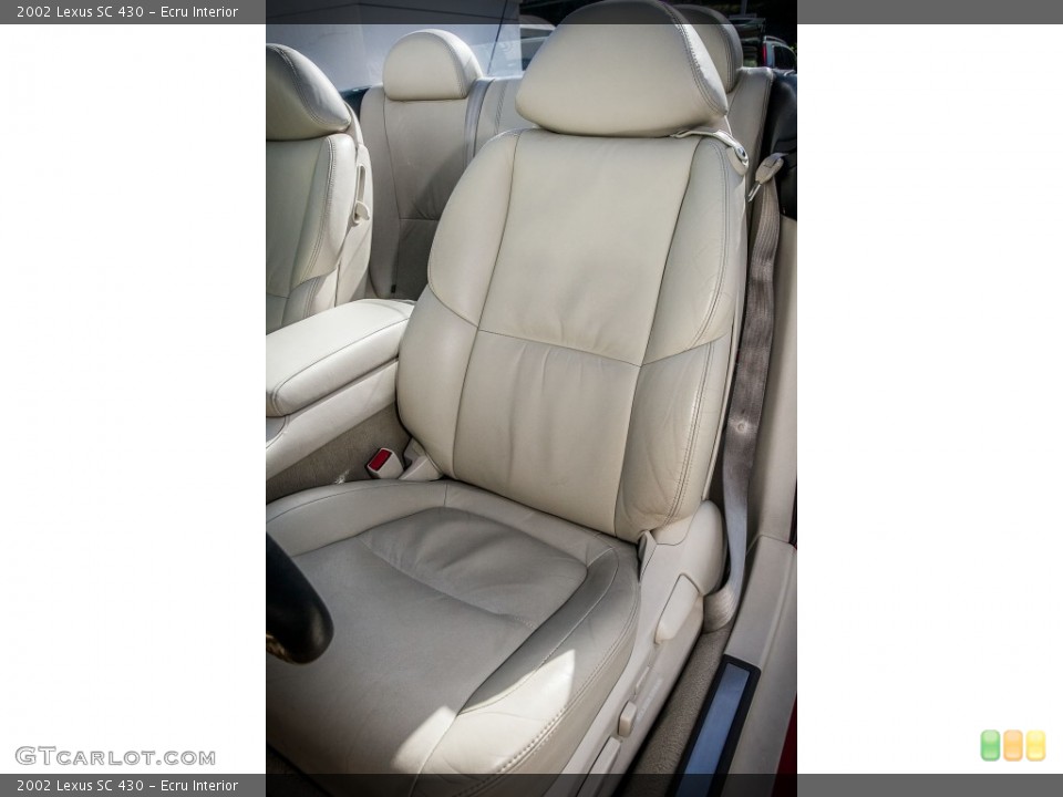 Ecru Interior Front Seat for the 2002 Lexus SC 430 #76295639