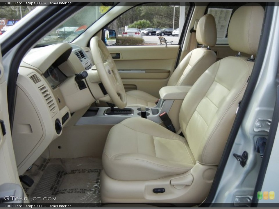 Camel Interior Front Seat for the 2008 Ford Escape XLT #76295671