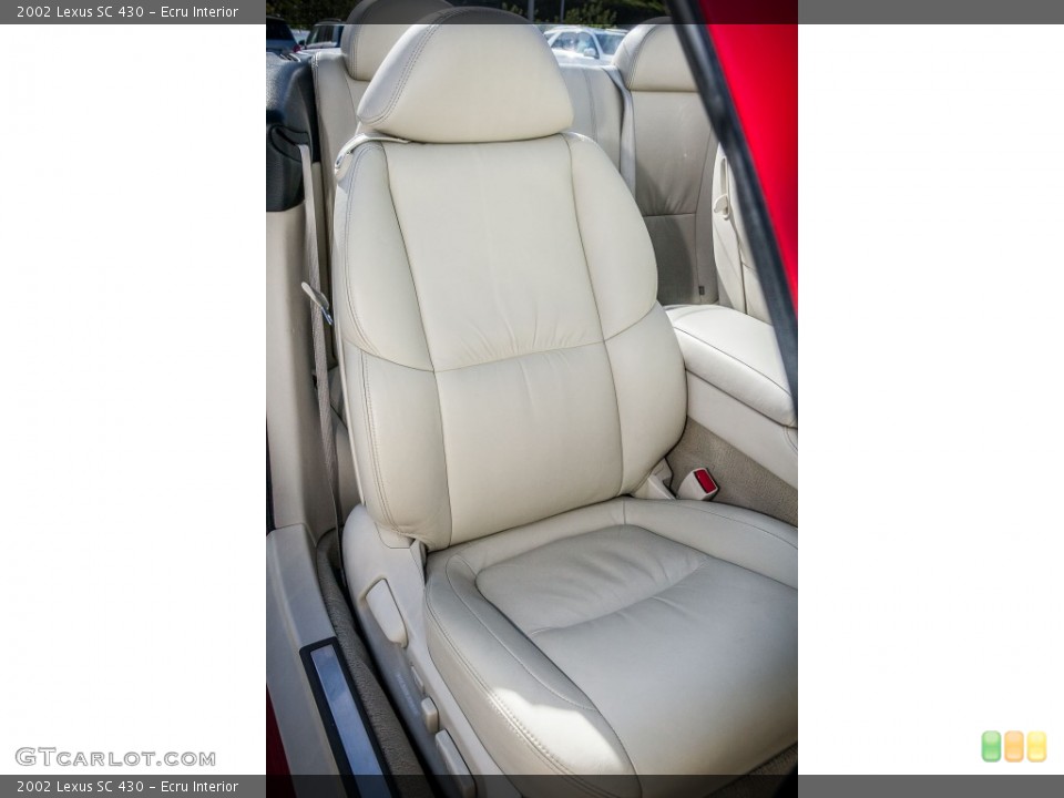 Ecru Interior Front Seat for the 2002 Lexus SC 430 #76295753