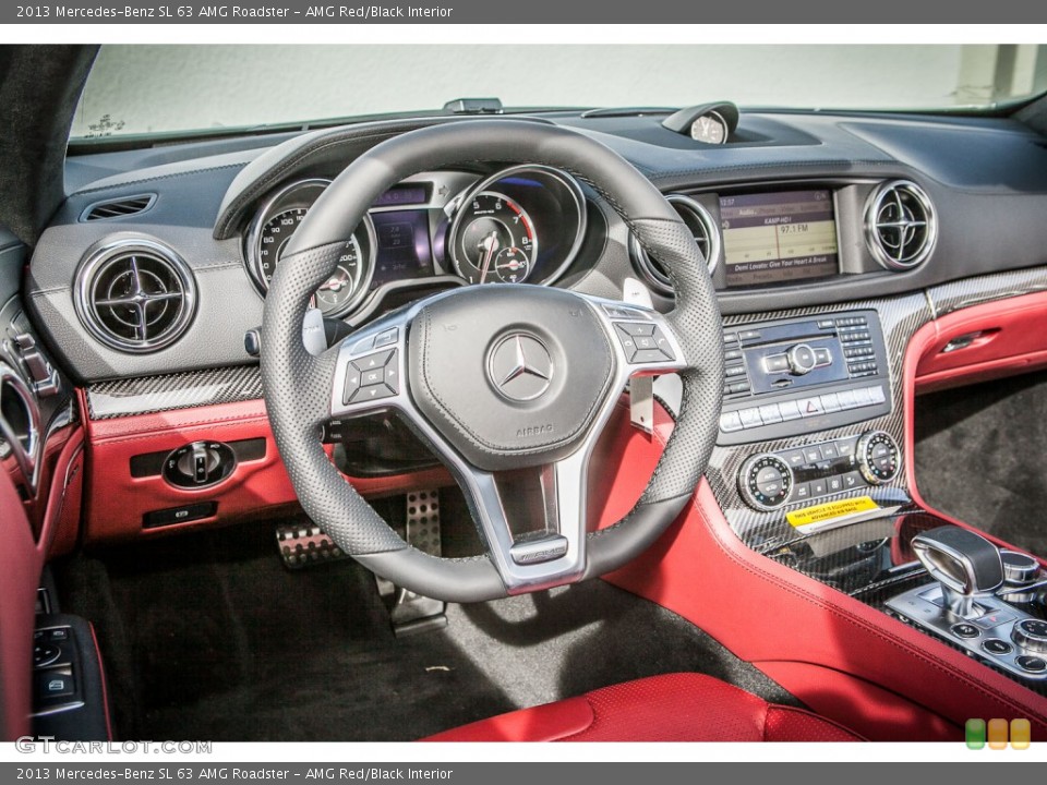 AMG Red/Black Interior Dashboard for the 2013 Mercedes-Benz SL 63 AMG Roadster #76296705