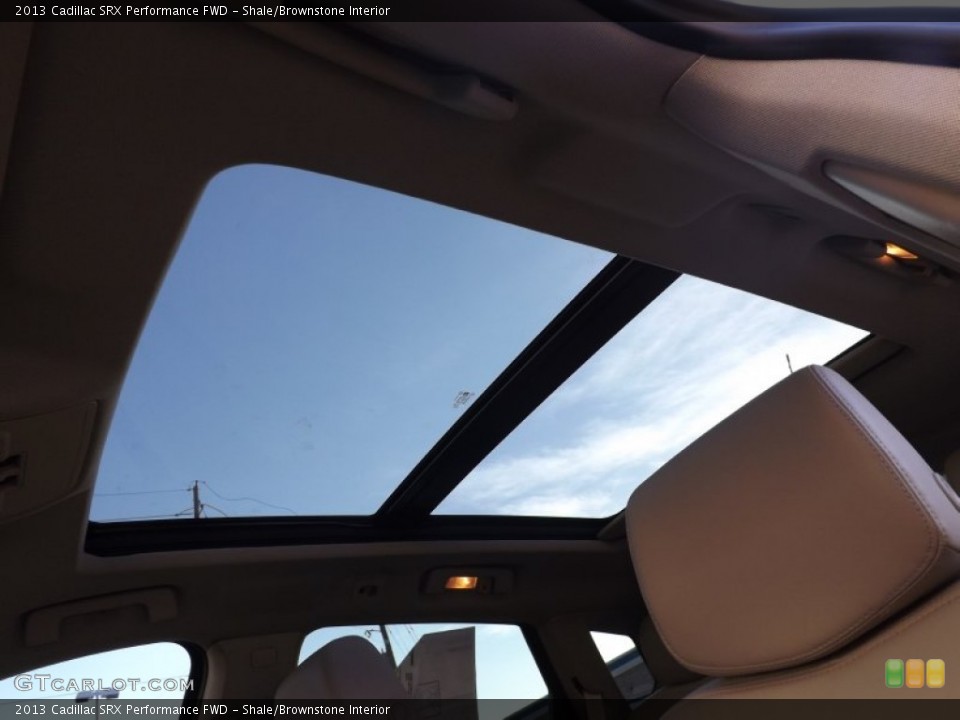 Shale/Brownstone Interior Sunroof for the 2013 Cadillac SRX Performance FWD #76297951