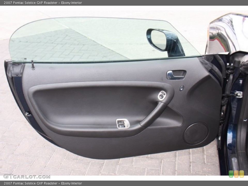 Ebony Interior Door Panel for the 2007 Pontiac Solstice GXP Roadster #76298747
