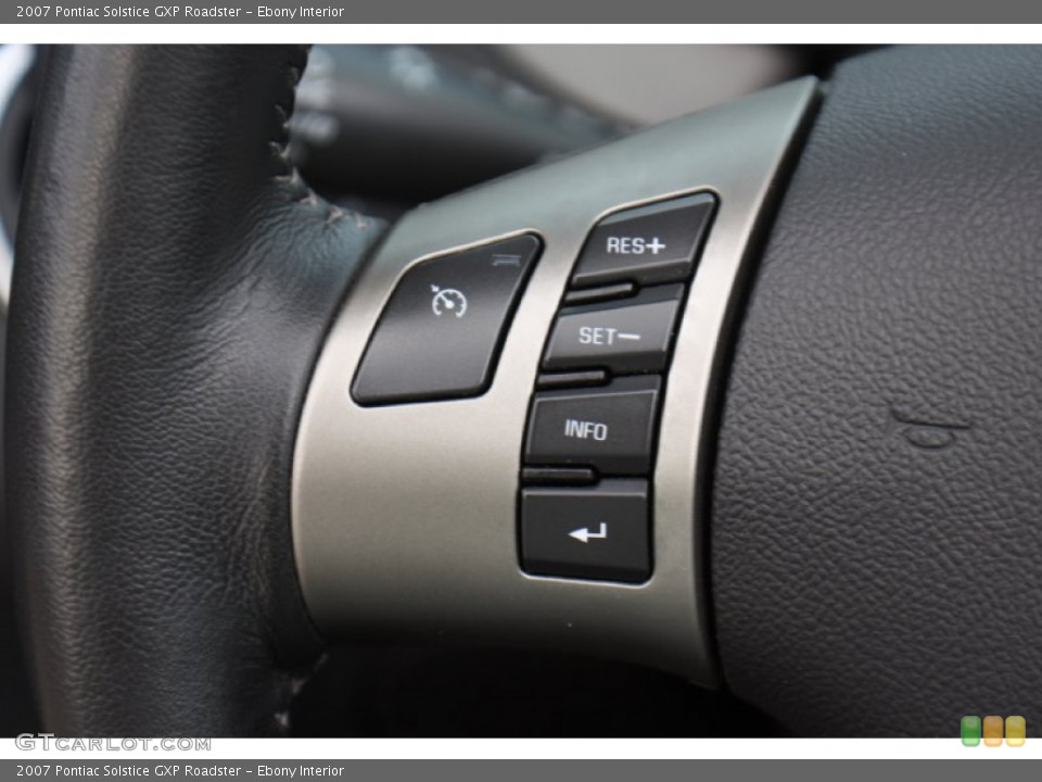 Ebony Interior Controls for the 2007 Pontiac Solstice GXP Roadster #76298909