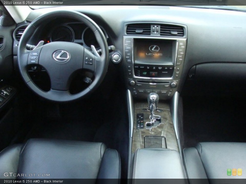 Black Interior Dashboard for the 2010 Lexus IS 250 AWD #76299706