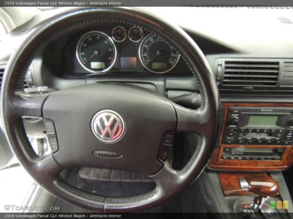 Anthracite Interior Steering Wheel for the 2004 Volkswagen Passat GLX 4Motion Wagon #76300232
