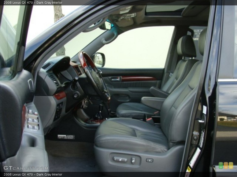 Dark Gray Interior Front Seat for the 2008 Lexus GX 470 #76300697