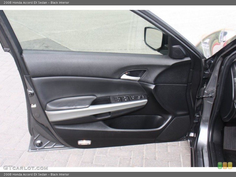 Black Interior Door Panel for the 2008 Honda Accord EX Sedan #76301361