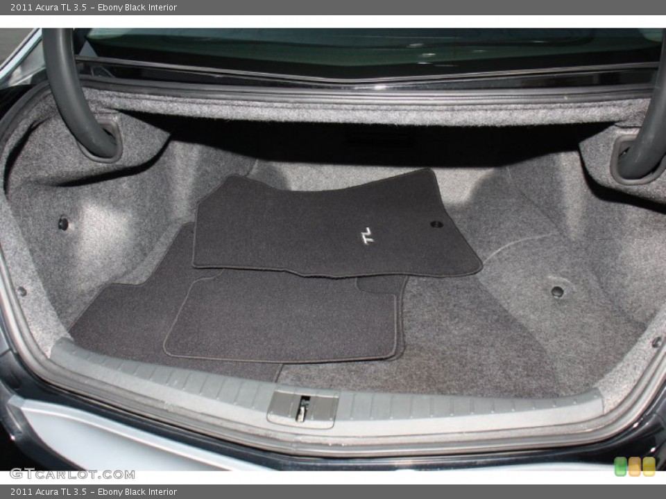 Ebony Black Interior Trunk for the 2011 Acura TL 3.5 #76302275