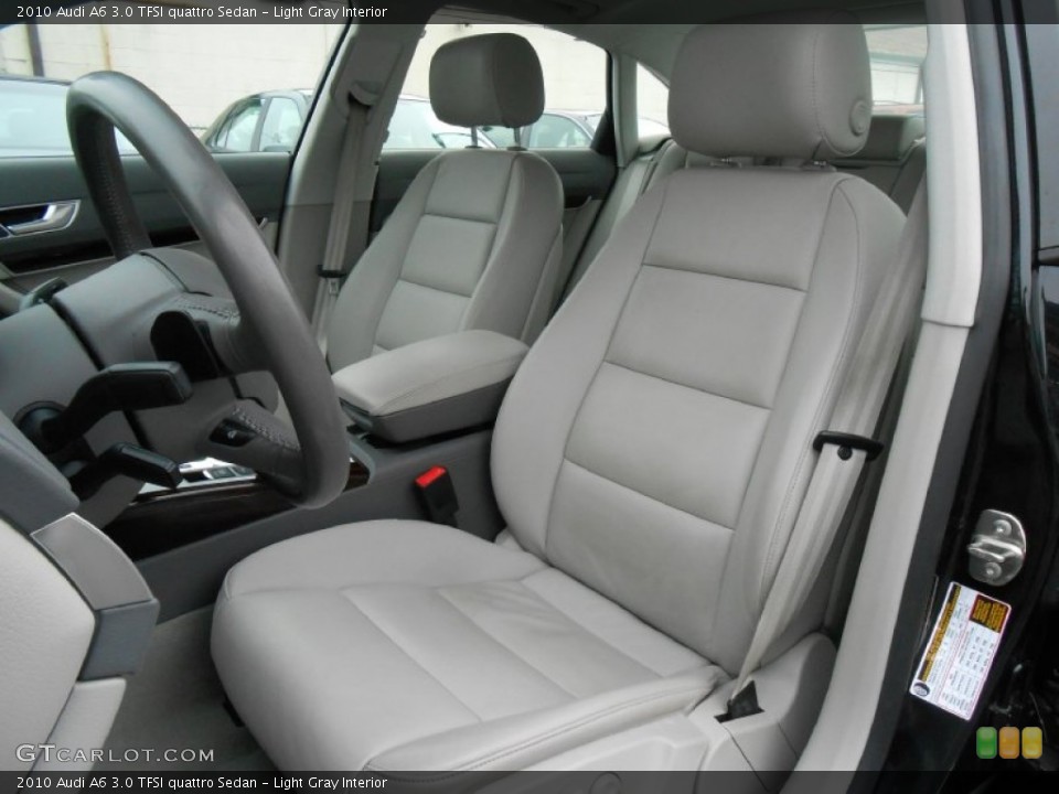 Light Gray Interior Front Seat for the 2010 Audi A6 3.0 TFSI quattro Sedan #76302683